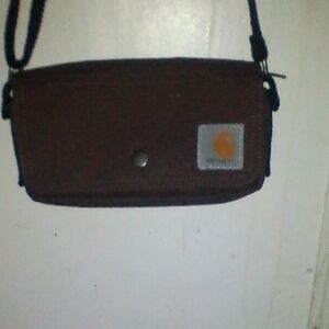 Carhartt Brown Mini Bag Durable Canvas Crossbody